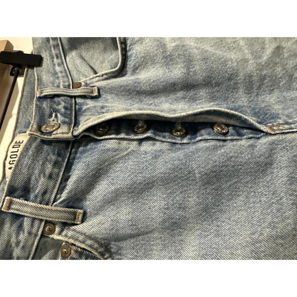 AGOLDE Riley High Rise Straight Crop Denim Jeans, Size 28 - Picture 5 of 6